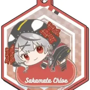 Keychain Sakasha Kuroe Kiratto Dekoff Cril Virtual Youtuber Hololive Hagumitsu E