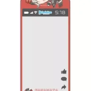 Book Cover Bookmark Sakasha Kuroe Smartphone Design Collection Hololive Vol.3 F/