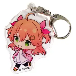 Keychain Sakura Miko Side-Facing Virtual Youtuber Hololive 7-Eleven Shiranui Con