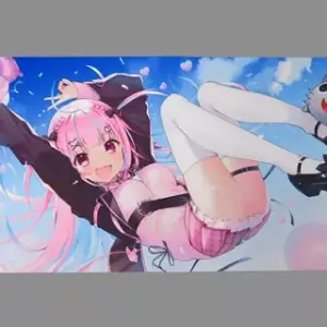 Miscellaneous Goods Minato Akua Wide Rubber Mat Virtual Youtuber Hololive Birthd