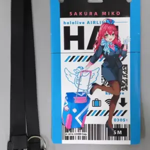 Miscellaneous Goods Sakura Miko Ticket Holder Virtual Youtuber Hololivecity Holo