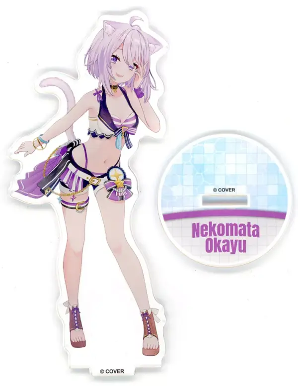 Acrylic Stand Panel Nekomata Okappo 3D Summer Splash Party Ver. Virtual Youtuber