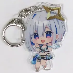 Keychain Amane Kanata Virtual Youtuber Hololive Summer 2023 Mini Character Acryl