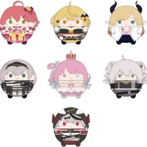 Keychains, All 7 Types Set, Hololive Production, Fuwakororin 4 F/S-S501 from jap