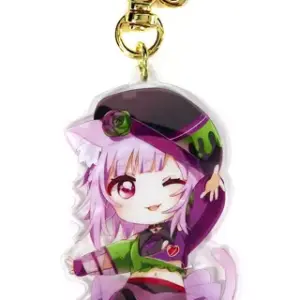 Keychain Nekomata Porridge Hat Virtual Youtuber Hololive Birthday Commemorative