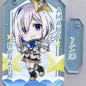 Keychain Amane Kanata Clear Twin Charm Kyun Chara Irasutore Shonz Ichibankuji Ho