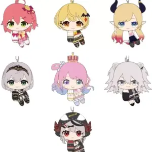 Keychains, All 7 Types Set, Hololive Production, Tete-Core 4 F/S-S501 from japan