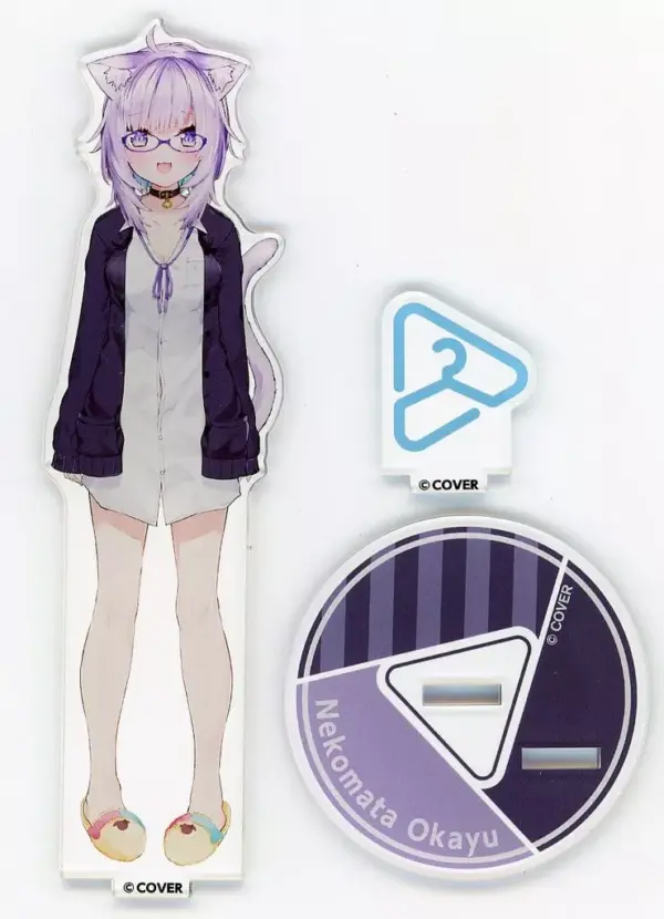 Acrylic Stand Panel Nekomata Okayuka Hime Shirt Costume Hololive Closet Virtual