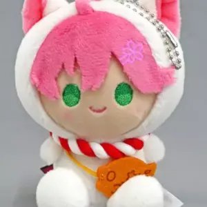 Keychain Sakura Miko 35P Kigurumi Mascot Virtual Youtuber Hololive Birthday Comm