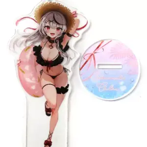Keychain Sakasha Kuroe Rukawa Onion Illustration Acrylic Stand Virtual Youtuber