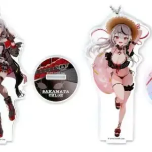 Keychains, All 2 Types, Set Of Acrylic Stand Virtual Youtuber Hololive, Sakasha