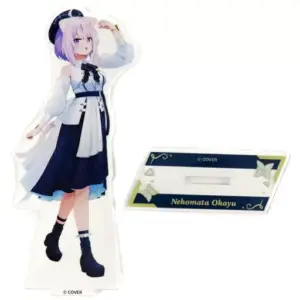 Acrylic Stand Panel Nekomata Okapo 3D Blue Journey Costume Ver. Virtual Youtuber