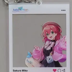 Keychain Sakura Miko Sns-Style Acrylic Virtual Youtuber Hololive Meet 2023 F/S-M