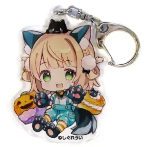 Keychain Shigureui Sd/Cat Ears Virtual Youtuber Sweets Paradise Trading Acrylic