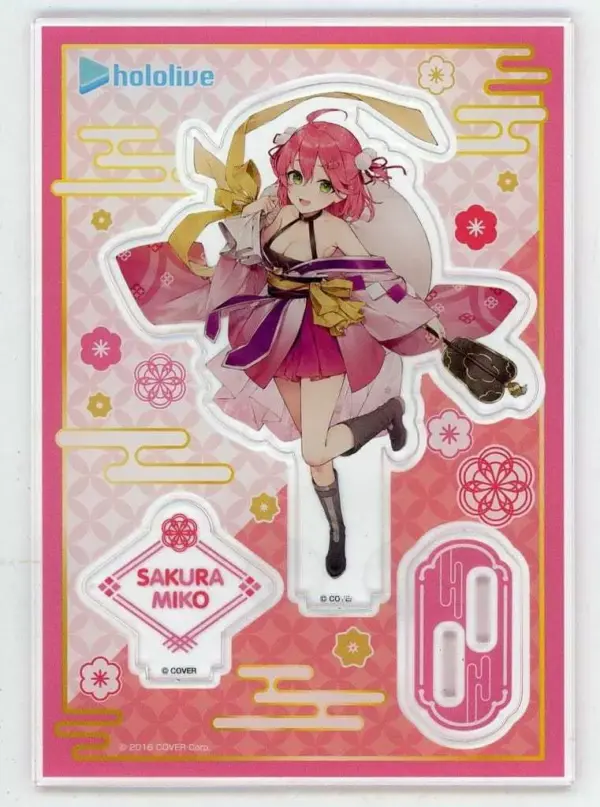 Acrylic Stand Panel Sakura Miko Seven Lucky Gods Costume Virtual Youtuber Hololi