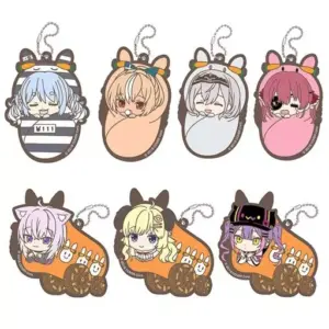 Keychains, All 7 Types Set, Hololive, All-Human Rabbit Plan, Ribaraba F/S-M503 f