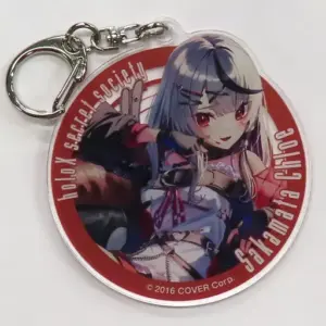 Keychain Sakasha Kuroe Acrylic Virtual Youtuber Hololive Holox Animate Conquest