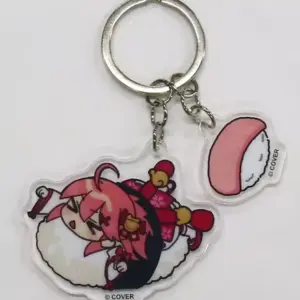 Keychain Sakura Miko Holo No Graphite Sushi Goods Series Acrylic Virtual Youtube