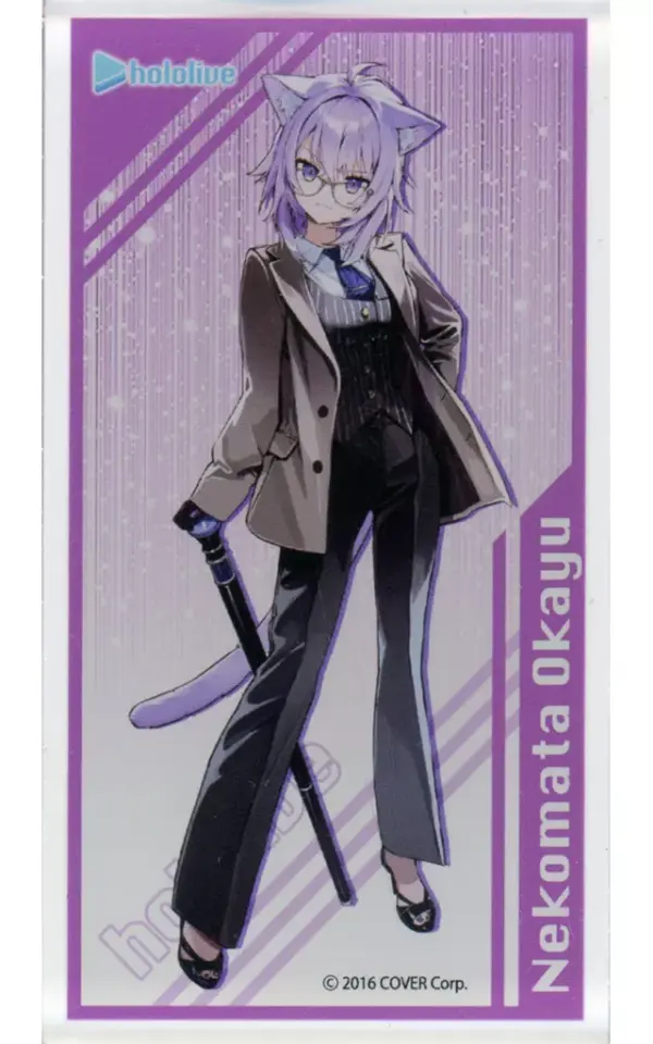 Acrylic Stand Panel Nekomata Okapure Block Virtual Youtuber Hololive Molly.Onlin
