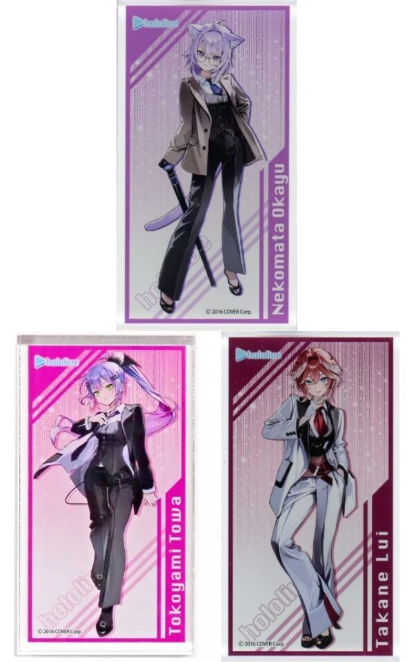 Acrylic Stand Panels All 3 Types Set Block Virtual Youtuber Hololive Molly.Onlin