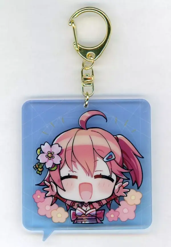 Keychain Sakura Miko Virtual Youtuber Hololive Holoearth Random Acrylic Vol.1 C1