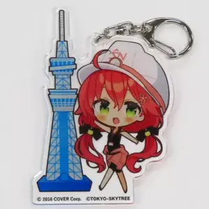 Keychain Sakura Miko Skytree Virtual Youtuber Hololive Tree Village Hololuturi 2
