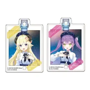 Keychain Set 8 Square Wrap Watome Towa Hololive Blue Journey Dawn Song Acrylic C