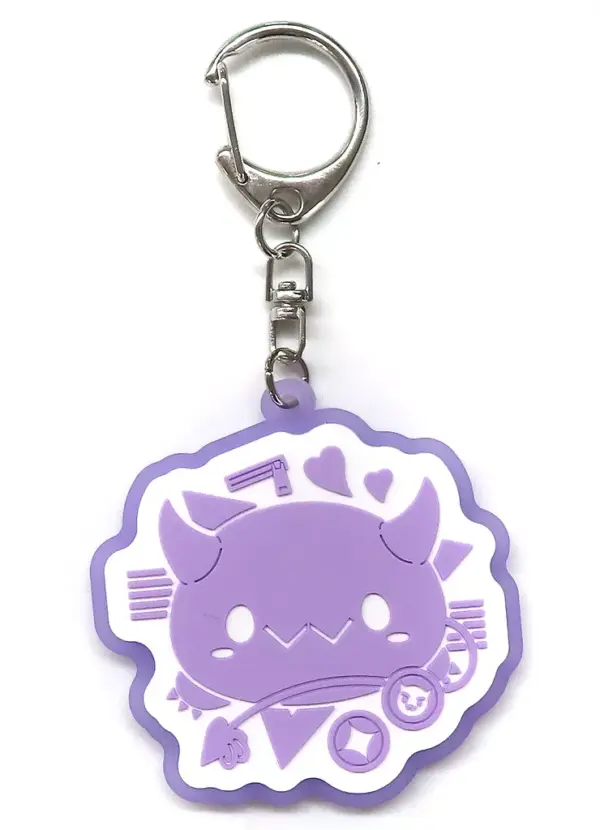 Keychain Towa Holo Emblem Rubber Virtual Youtuber Live F/S-M503 from japan Rare