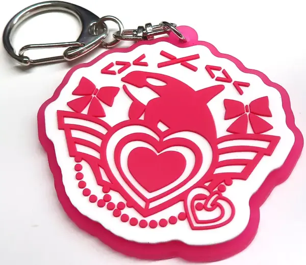 Keychain Sakasha Kuroe Holo Emblem Rubber Virtual Youtuber Hololive F/S-S501 fro
