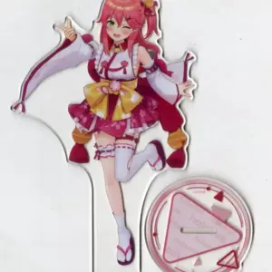 Acrylic Stand Panel Sakura Miko 2019 Unveiling Shrine Maiden Costume Ver 3D Virt