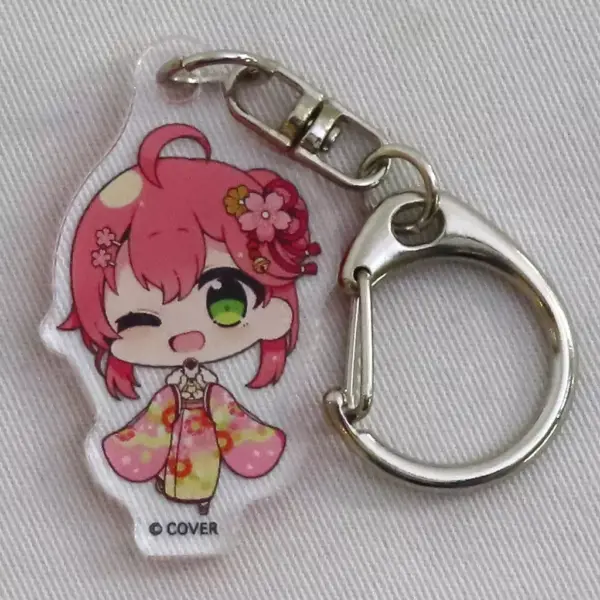 Keychain Sakura Miko Mini Acrylic Virtual Youtuber Hololive Horokaru Kyoto Editi