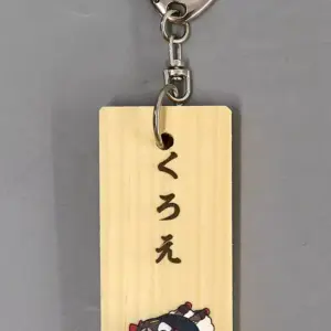 Keychain Sakasha Kuroe Holo No Live Sushi Goods Series Wooden Virtual Youtuber F