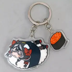 Keychain Sakasha Kuroe Holo No Live Sushi Goods Series Acrylic Virtual Youtuber