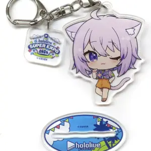 Keychain Nekomata Okayuka Mini Character Acrylic Stand Virtual Youtuber Hololive