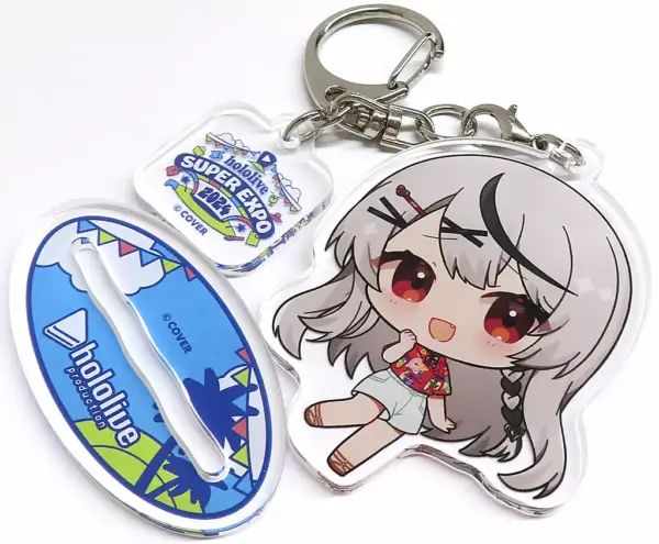 Keychain Sakasha Kuroe Mini Character Acrylic Stand Virtual Youtuber Hololive Su