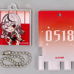 Keychain Sakasha Kuroe Mini Character Ver. Virtual Youtuber Hololive Gokurakuyu
