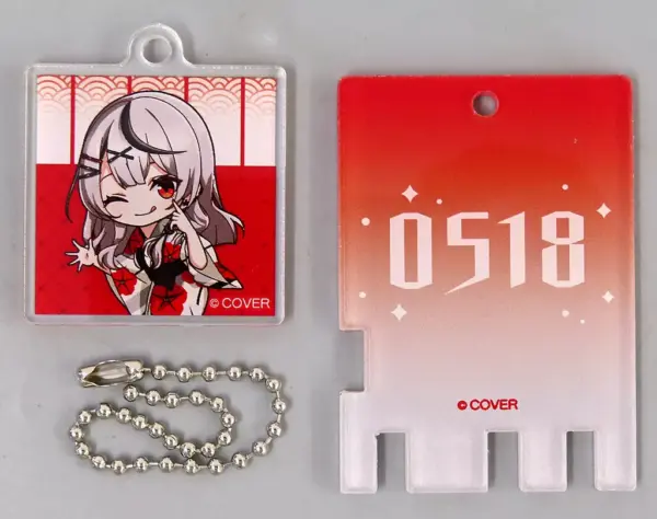 Keychain Sakasha Kuroe Mini Character Ver. Virtual Youtuber Hololive Gokurakuyu