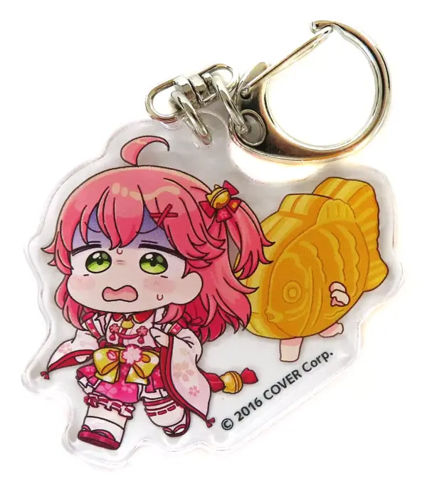 Keychain Sakura Miko Acrylic Hologra Virtual Youtuber Hololab F/S-M503 from japa