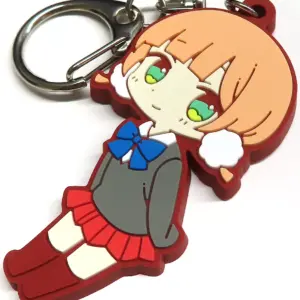 Keychain Shigureui Rubber Strap B Uniform Costume F/S-M503 from japan Rare  Good