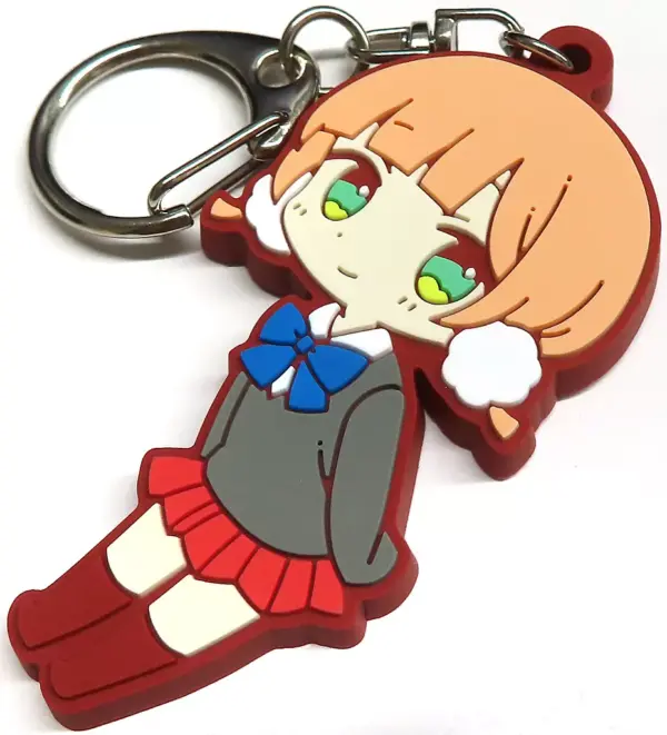 Keychain Shigureui Rubber Strap B Uniform Costume F/S-M503 from japan Rare  Good