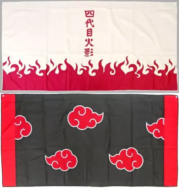 Towel Tenugui, All 2 Types Set, Big Towel, Naruto Shippuden F/S-M503 from japan