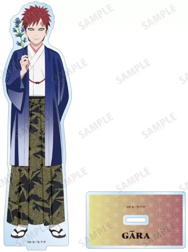 Acrylic Stand Panel Gaara Original Big Uchiha Sasuke Birthday Ver. Naruto Shippu