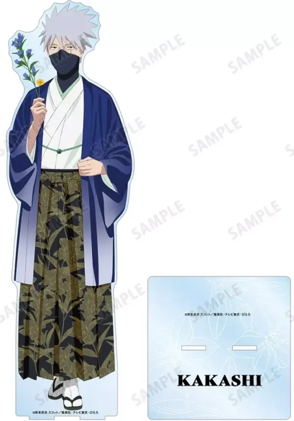 Acrylic Stand Panel Hatake Kakashi Original Illustration Extra Large Uchiha Sasu