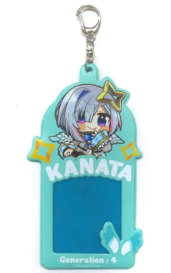 Keychain Amane Kanata Card Holder Virtual Youtuber Hololive Joypolis Fancy Party