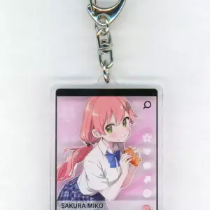 Keychain Sakura Miko Virtual Youtuber Hololive Knowledge Research Group Gratte A