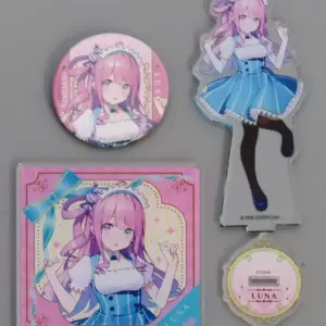 Goods Set Himemori Luna Favorite Lawson Maid Ver. Virtual Youtuber Hololive Lopp