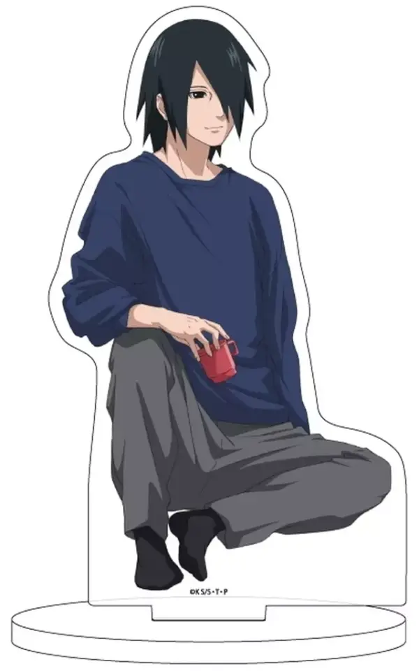 Acrylic Stand Panel 16. Uchiha Sasuke Picnic Ver. Original Illustration Boruto N