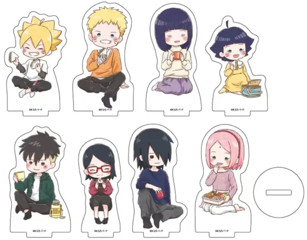 Acrylic Stand Panel Set Of 8 Types Petit Boruto Naruto Next Generations F/S-M503
