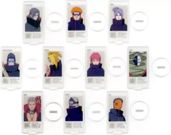 Acrylic Stand Panel Set Of 10 Ichibankuji Naruto Shippuden Connecting Thoughts H