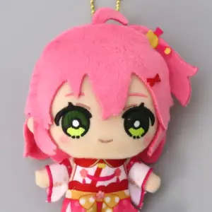 Keychain Sakura Miko Mascot Plush Toy Virtual Youtuber Hololive Friends To Go F/